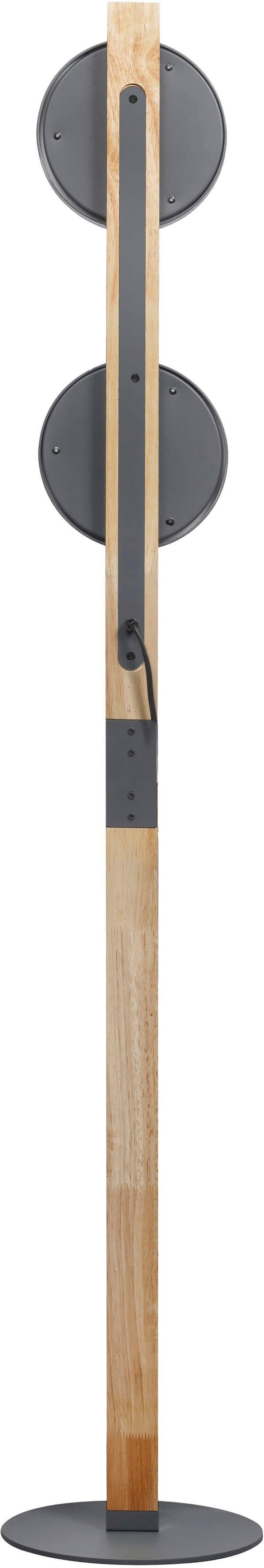 andas LED Stehlampe Fjälla | Holztöne