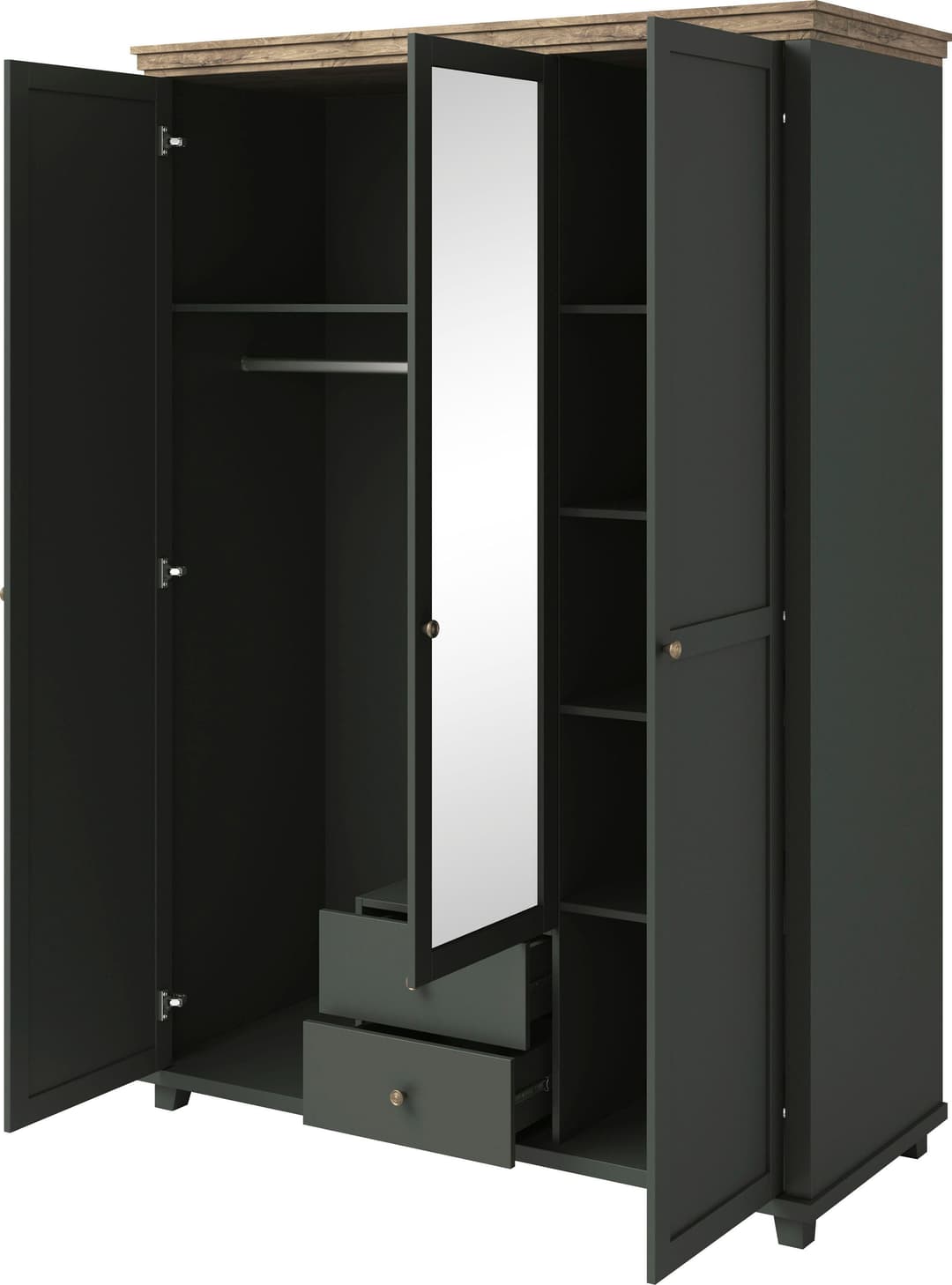 Home affaire Kleiderschrank Evora | Grün