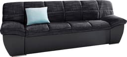 DOMO collection 2-Sitzer Sofa Splash | Schwarz