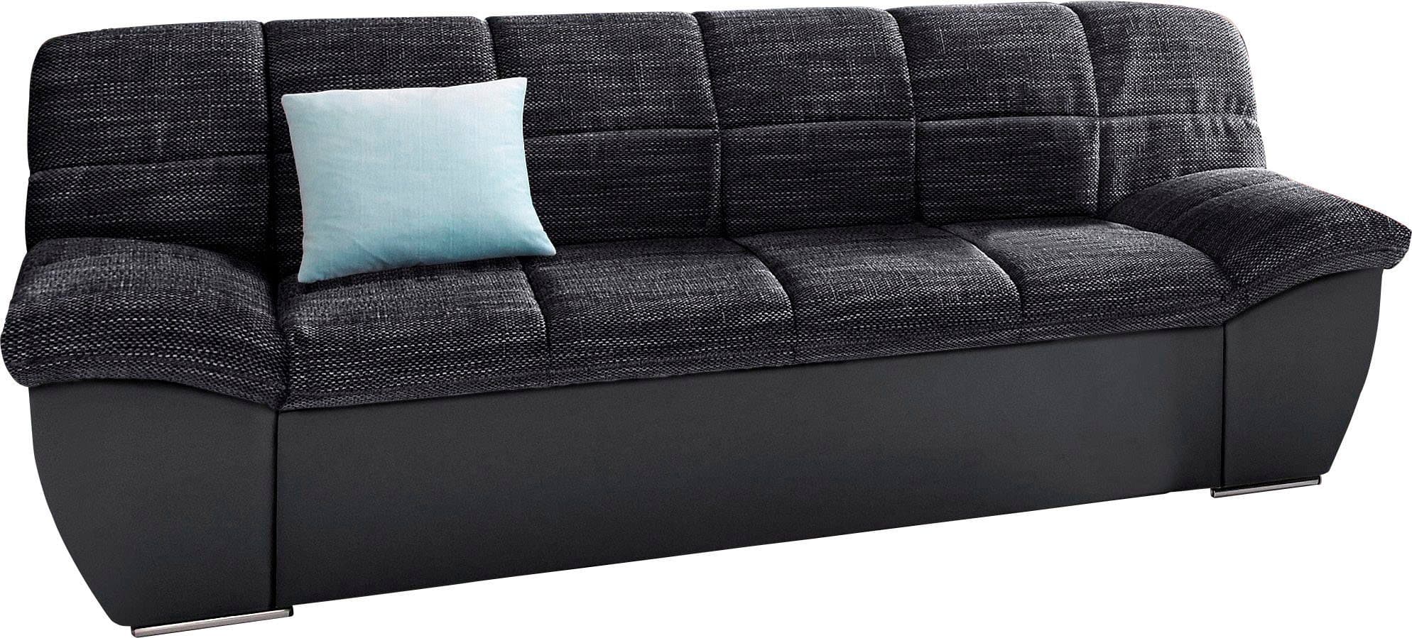 DOMO collection 2-Sitzer Sofa Splash | Schwarz