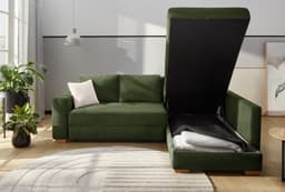 Jockenhöfer Gruppe Ecksofa Sunset L-Form | Grün