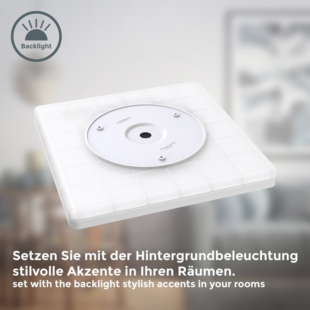 B.K.Licht LED Deckenleuchte BK_DP1311 | Weiß
