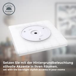 B.K.Licht LED Deckenleuchte BK_DP1311 | Weiß