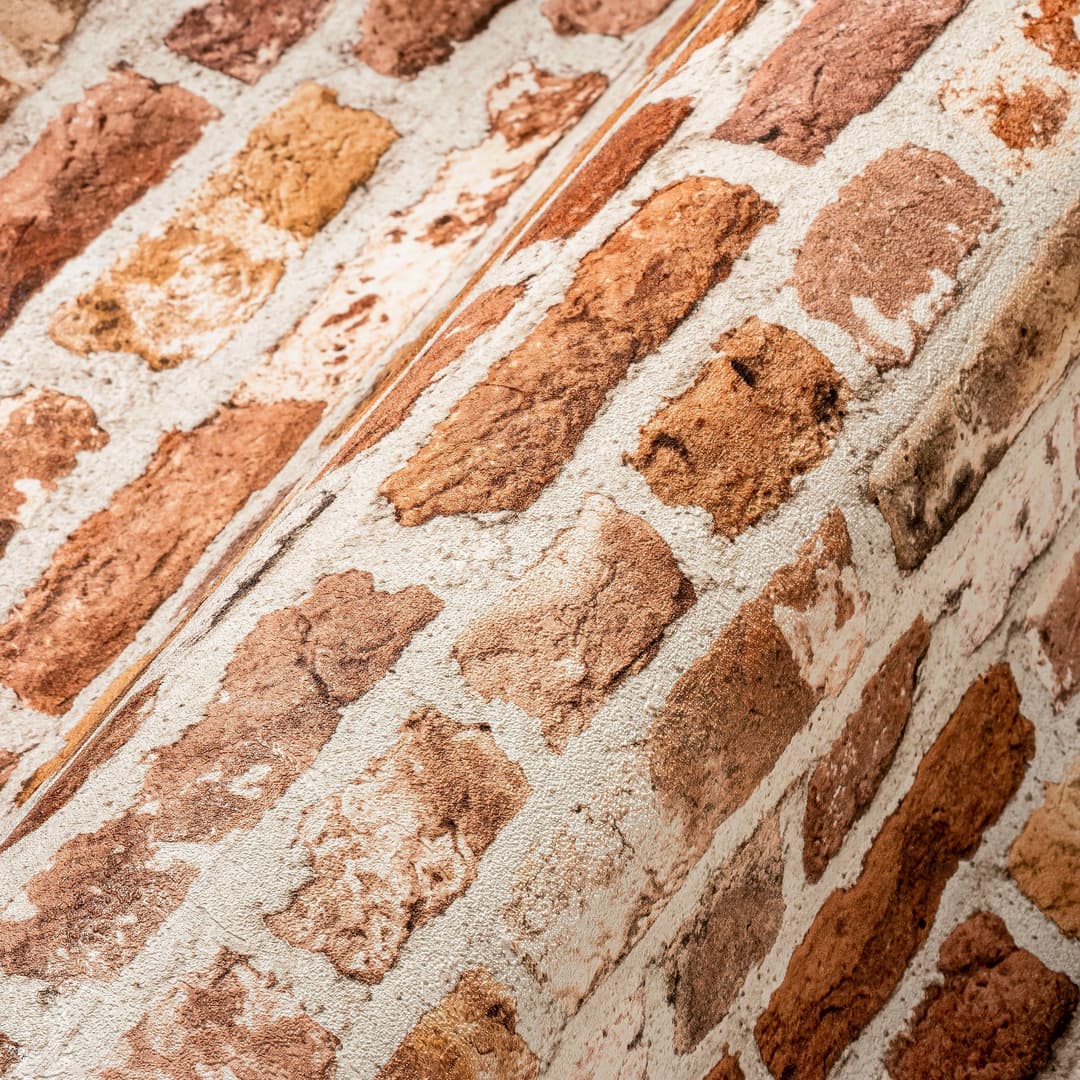 A.S. Création Bricks & Stones Vliestapete | Mehrfarbig