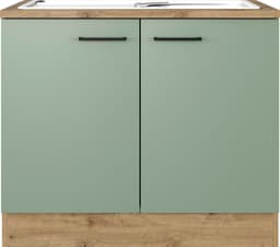 Flex-Well Spülenschrank Cara | Grün