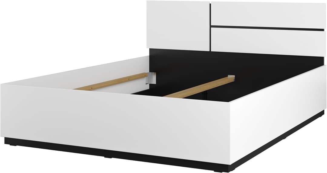 OTTO home Bett Cross | Weiß