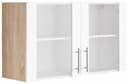 OPTIFIT Glashängeschrank Kalmar | Holztöne