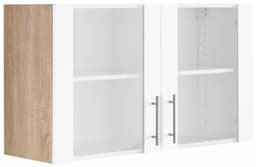 OPTIFIT Glashängeschrank Kalmar | Holztöne