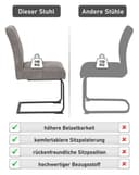 HEL A Esszimmerstuhl Luise S | Grau 3