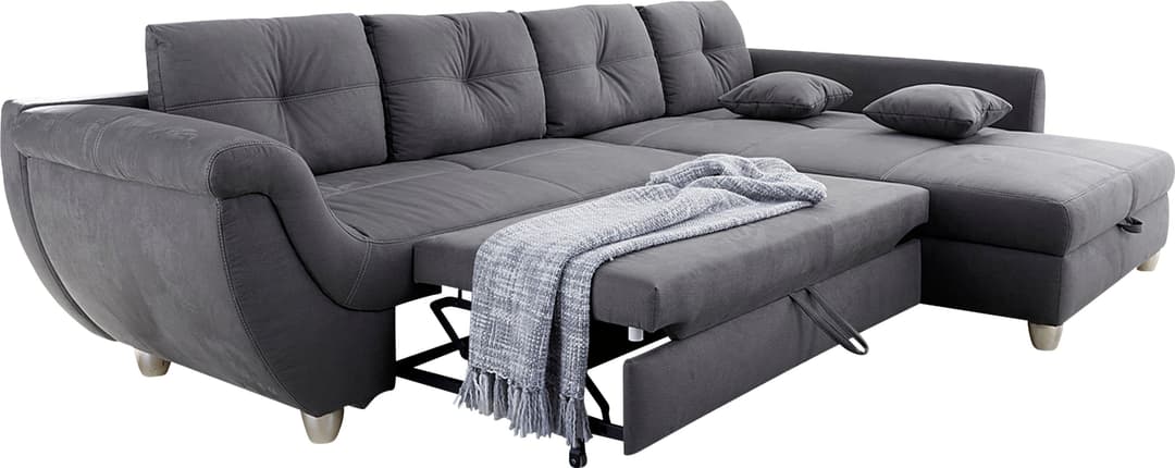 Jockenhöfer Gruppe Ecksofa Maranello | Grau