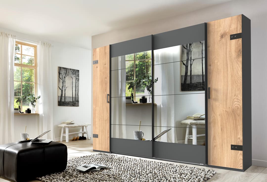 Wimex Schwebetürenschrank Stockholm | Holztöne