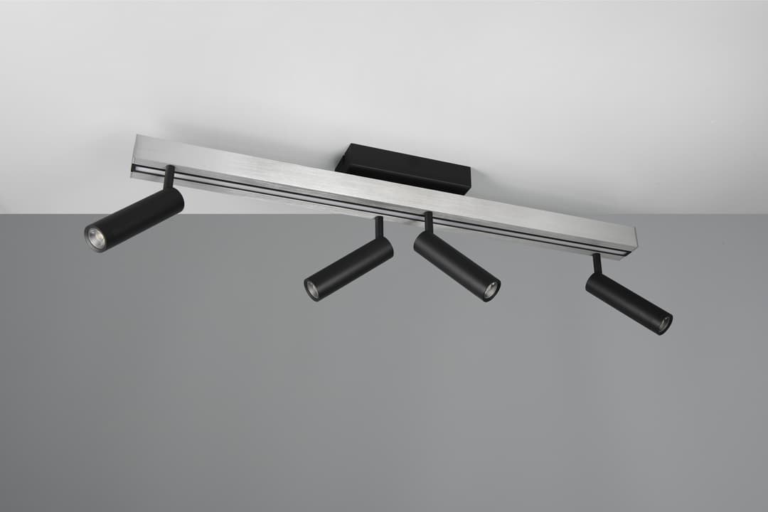 TRIO Leuchten ZENO LED Deckenleuchte | Grau