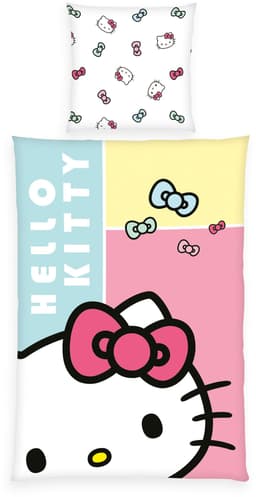 Hello Kitty Bettwäsche Renforcé | Mehrfarbig
