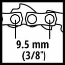 Einhell Ersatzkette 35 cm 1,3 52T 3/8 | Schwarz 4