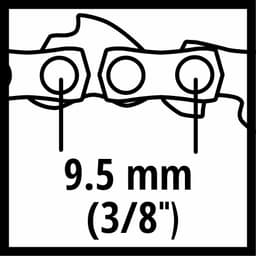 Einhell Ersatzkette 35 cm 1,3 52T 3/8 | Schwarz