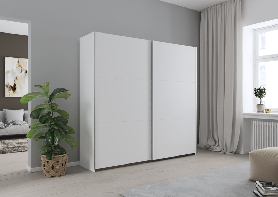 rauch Schwebetürenschrank AURELIO | Weiß