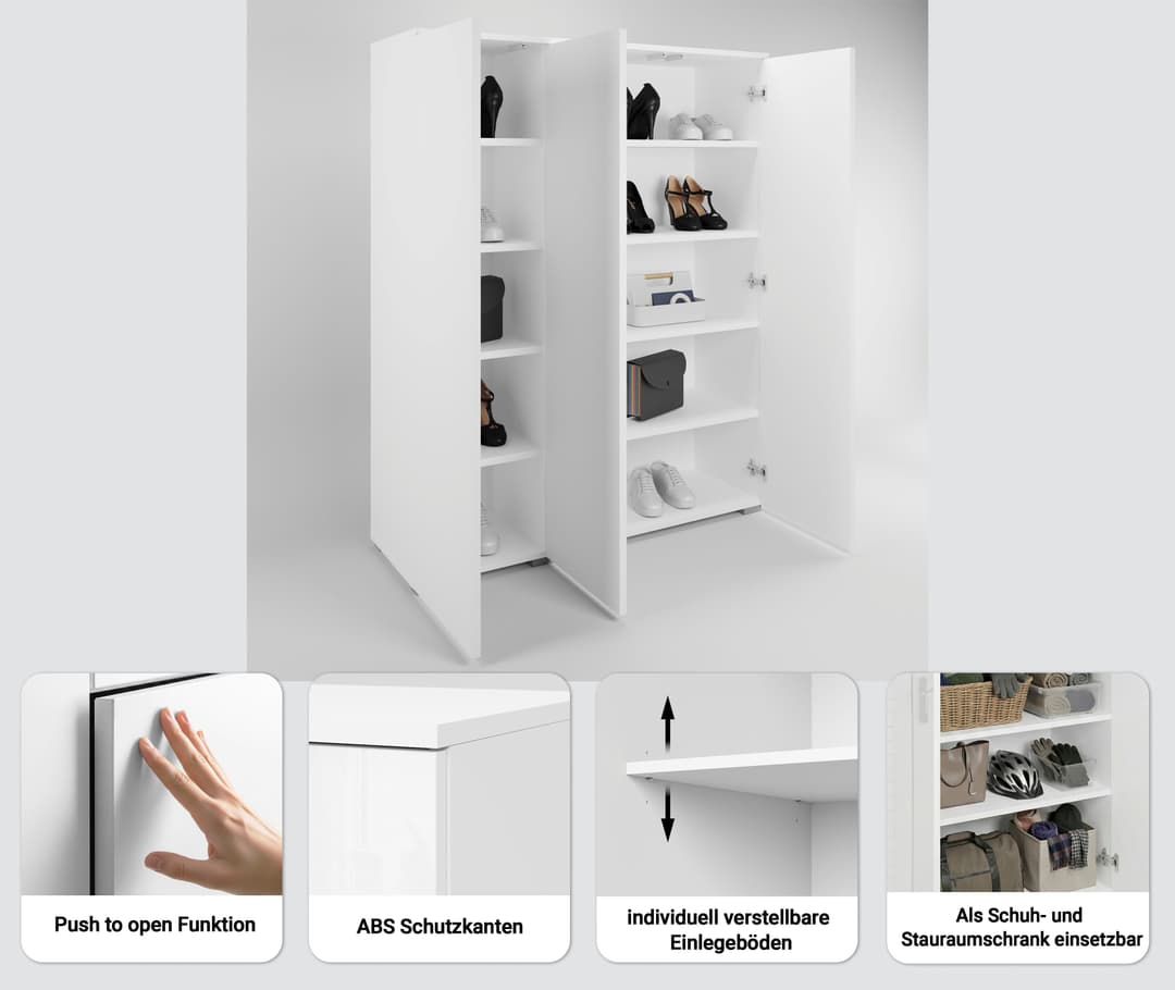 OTTO home Schuhschrank Paris | Holztöne