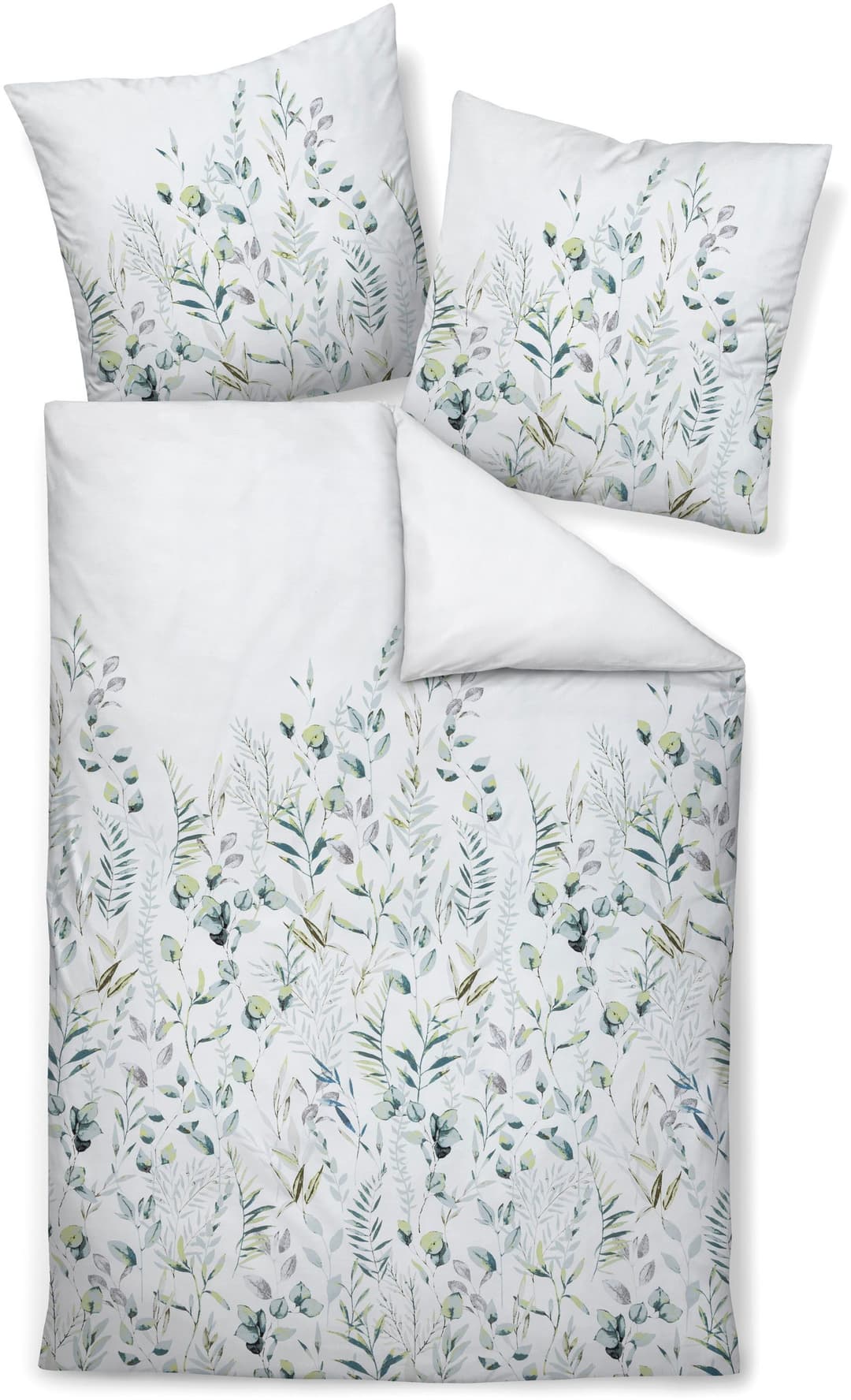 Janine Bettwäsche Mako-Satin 98123 06 | Grün
