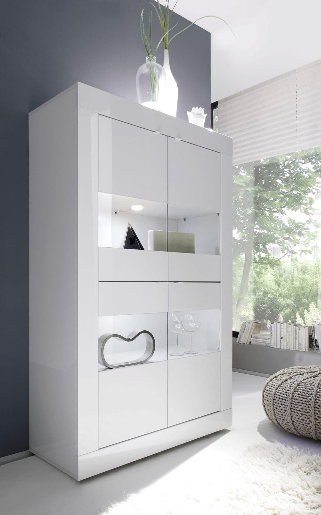 Home affaire Vitrine Basic | Weiß