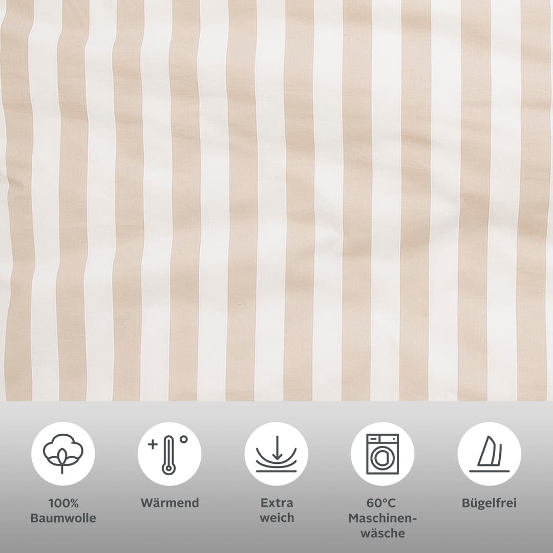 OTTO home Wendebettwäsche Greta | Beige