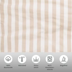 OTTO home Wendebettwäsche Greta | Beige