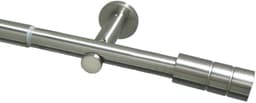 GARDINIA Gardinenstange Set Metall | Silber