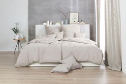 Primera Bettwäsche Stone-Washed | Beige