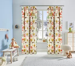 OTTO home Verdunkelungsvorhang Waldtiere | Beige