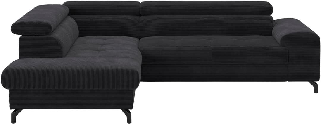 COTTA Ecksofa Aura L-Form | Grau