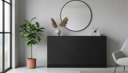 borchardt Möbel Sideboard Vaasa | Schwarz