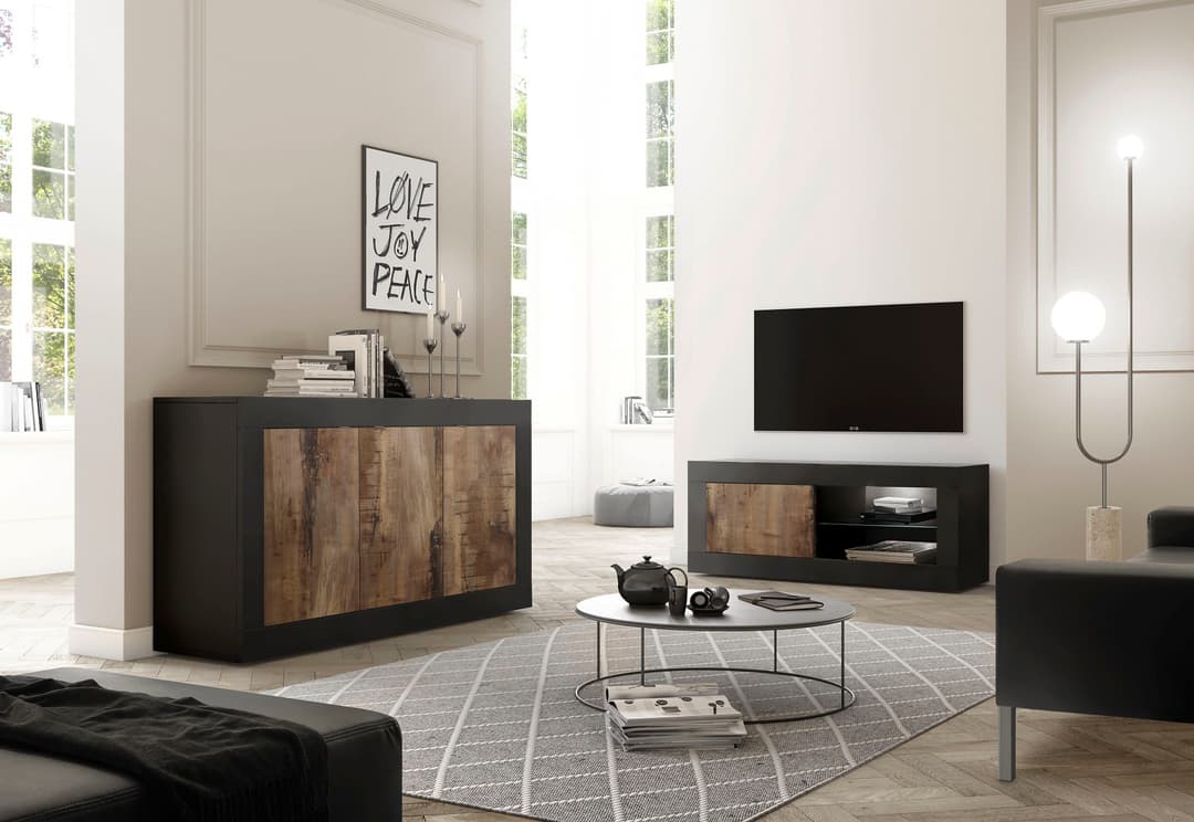 Home affaire Sideboard Basic | Schwarz