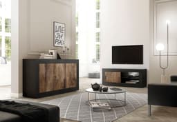 Home affaire Sideboard Basic | Schwarz
