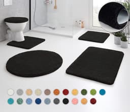 Kleine Wolke Badematte RELAX | Schwarz