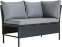 KONIFERA Gartenlounge-Set Manhatten | Schwarz 3