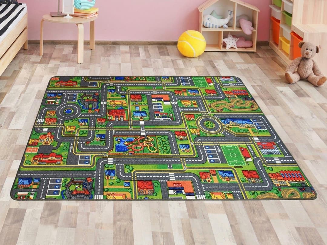 Primaflor-Ideen in Textil Kinderteppich Spielteppich STREETS