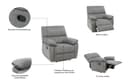 Home affaire Relaxsessel LANNOY | Grau 3
