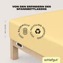 Schlafgut Spannbettlaken EASY JERSEY | Gelb