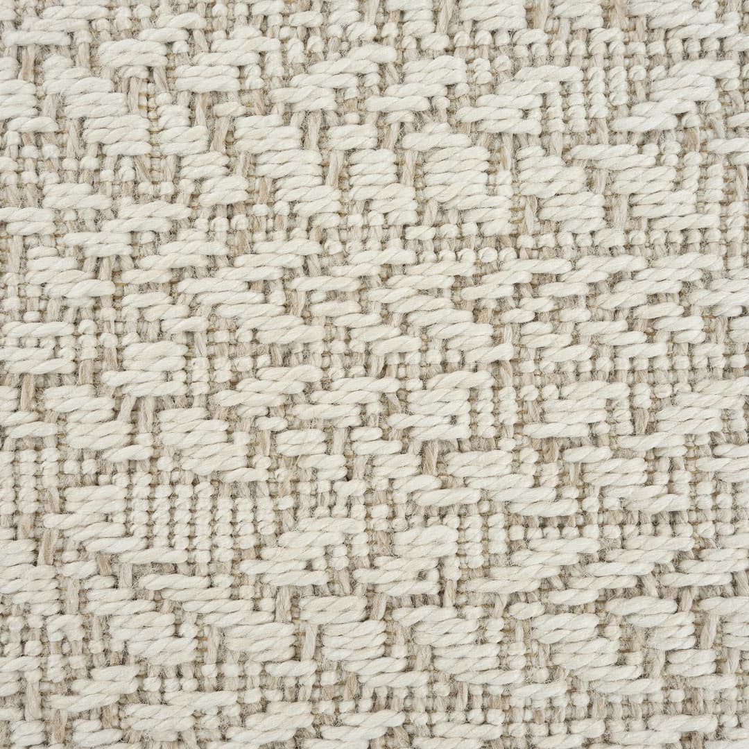 the carpet Teppich Kansas rund | Beige