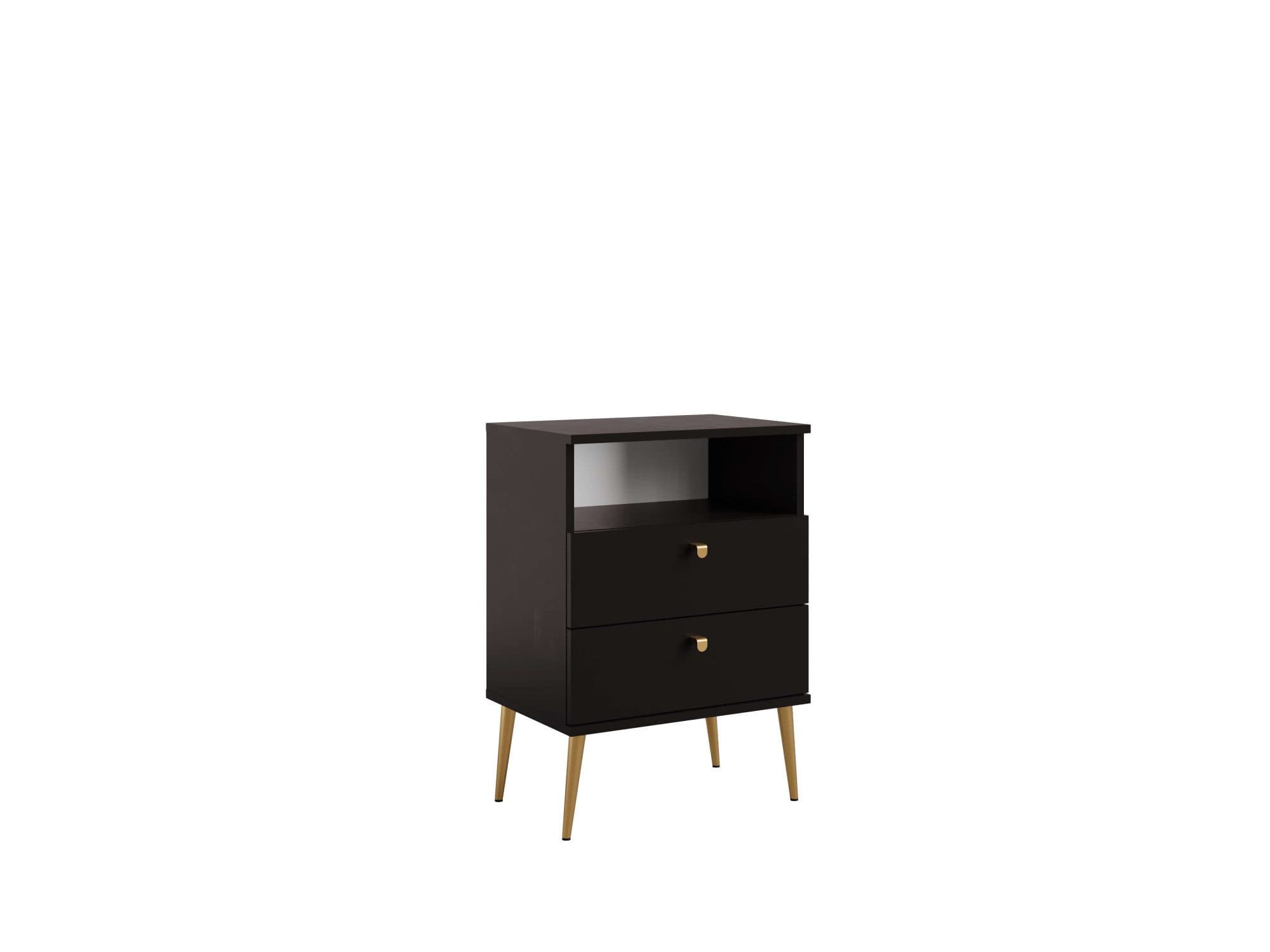 home affaire Nachttisch Elyria | Schwarz