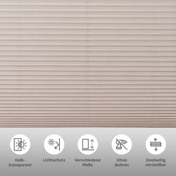 OTTO home Plissee WILLA | Beige