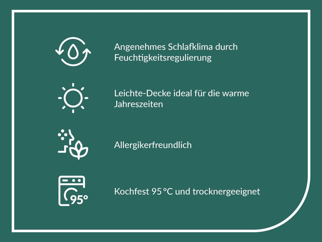 fan Baumwollbettdecke Kansas | Weiß