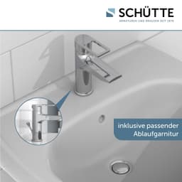 Schütte DERBY Waschtischarmatur | Silber