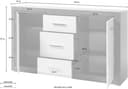 Home affaire Sideboard Etero | Weiß 5
