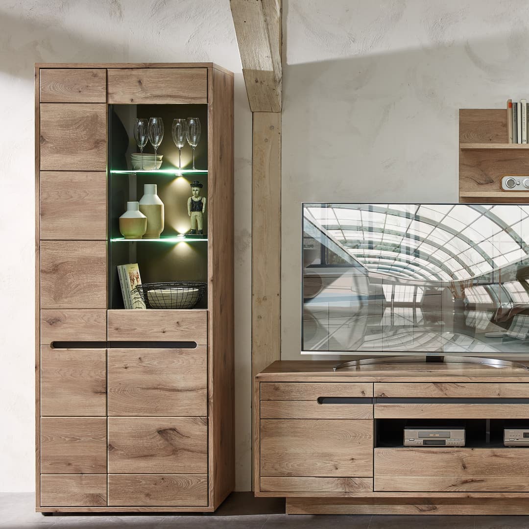 Innostyle Vitrine BELLANO | Holztöne