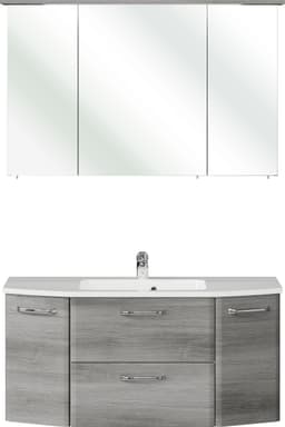 Saphir Quickset 328 Badmöbel-Set | Grau