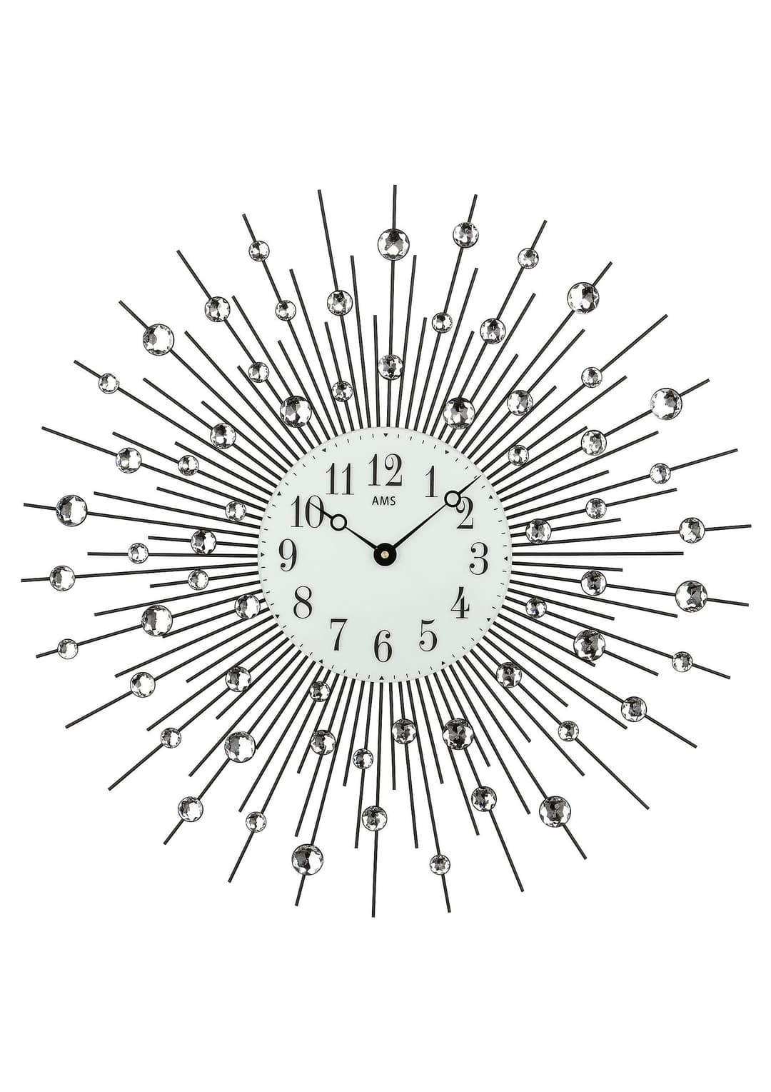 AMS Wanduhr 9380 | Silber