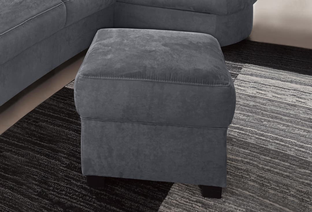 sit&more Polsterhocker Pandora | Grau