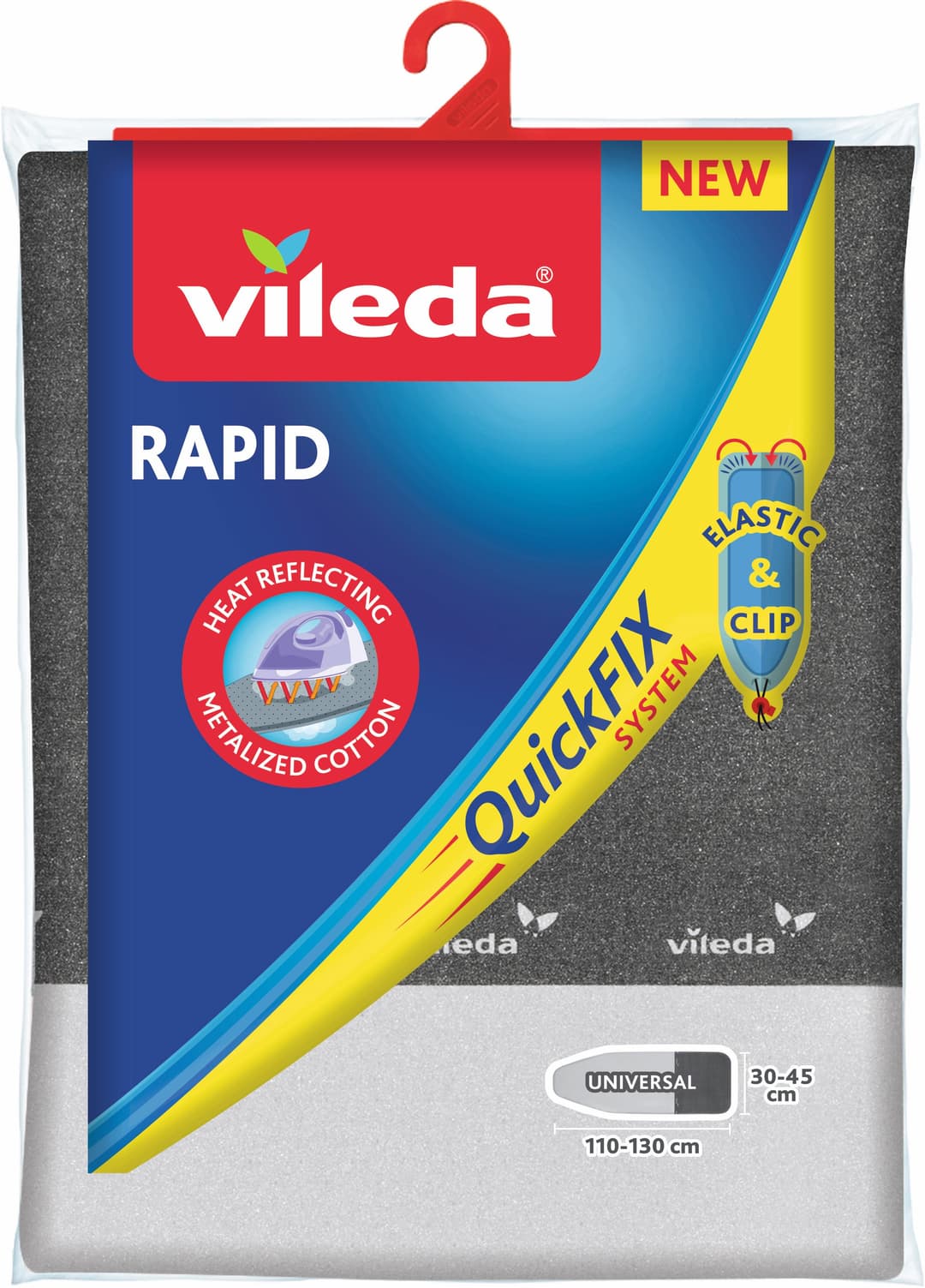 Vileda Rapid Bügeltischbezug | Grau