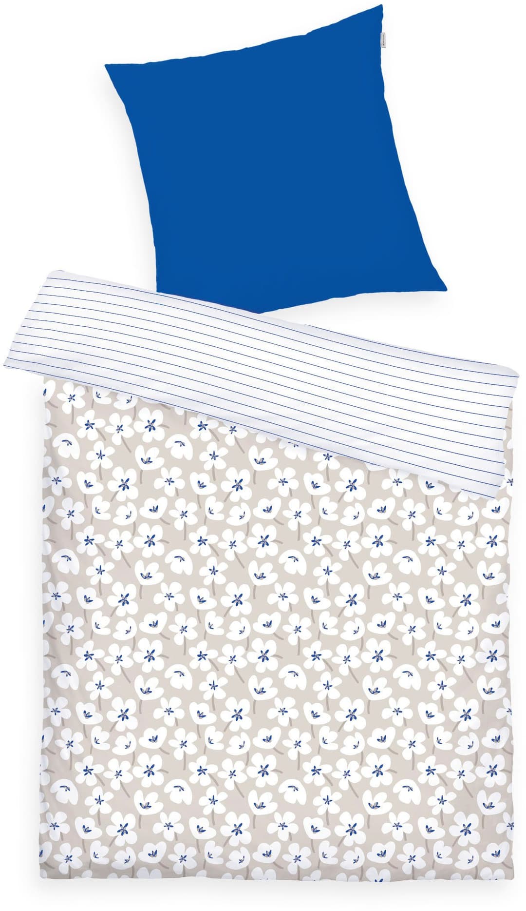 TOM TAILOR HOME Bettwäsche FRESH FLOWERS | Beige
