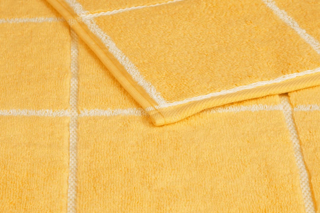 ROSS Handtücher Cashmere Überkaro | Gelb